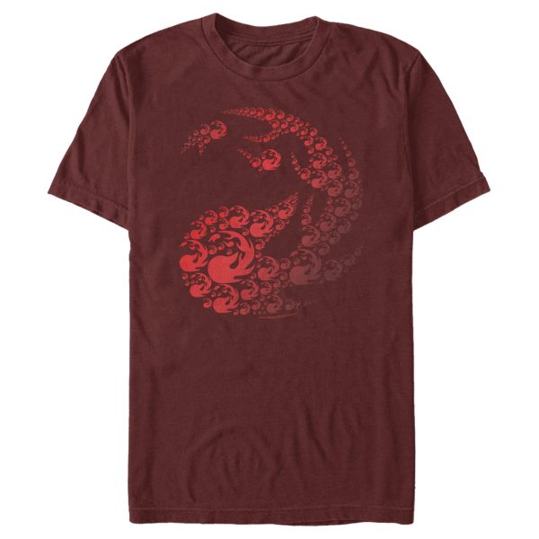 Men_s Magic The Gathering Mana Decorative Fireball Symbol T-Shirt