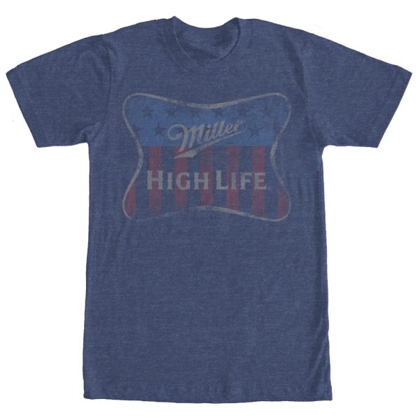 Men_s Miller High Life Miller High Life American Flag T-Shirt