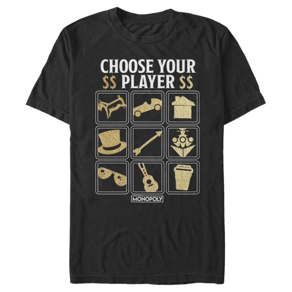 Men_s Monopoly Choose Your Player Token T-Shirt