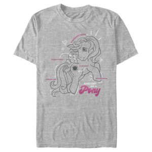 Men_s My Little Pony Cute Anatomy Lesson T-Shirt