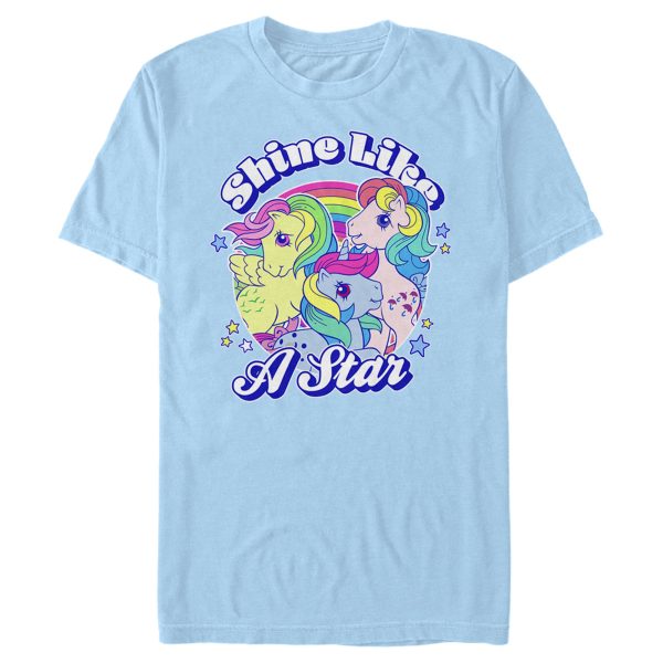 Men_s My Little Pony Shine Like a Star Circle T-Shirt