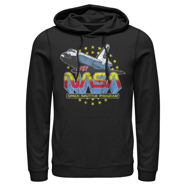 Men_s NASA 1981 Retro Stars Pull Over Hoodie