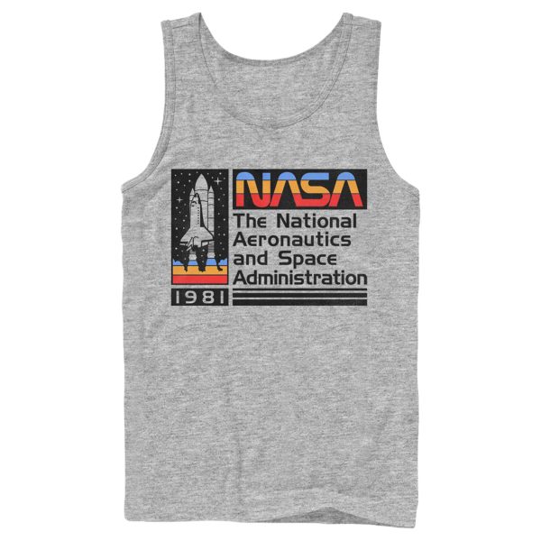 Men_s NASA 1981 Retro Stripes Tank Top