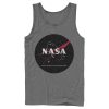 Men_s NASA Circle Distressed Space Logo Tank Top
