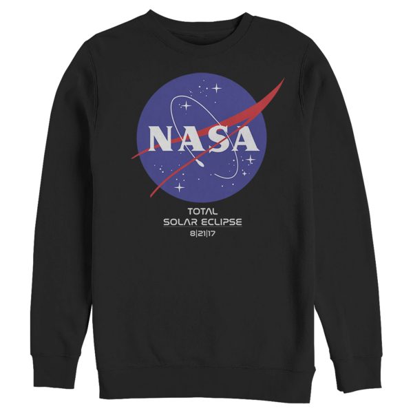 Men_s NASA Classic Logo Total Solar Eclipse 2017 Sweatshirt