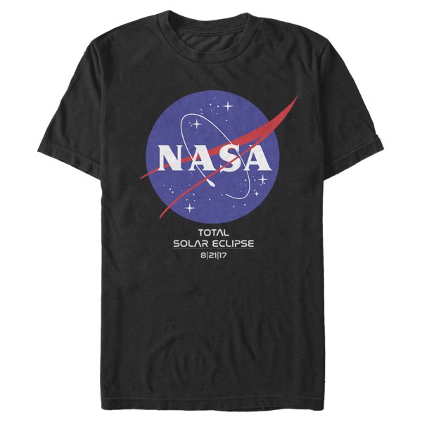 Men_s NASA Classic Logo Total Solar Eclipse 2017 T-Shirt