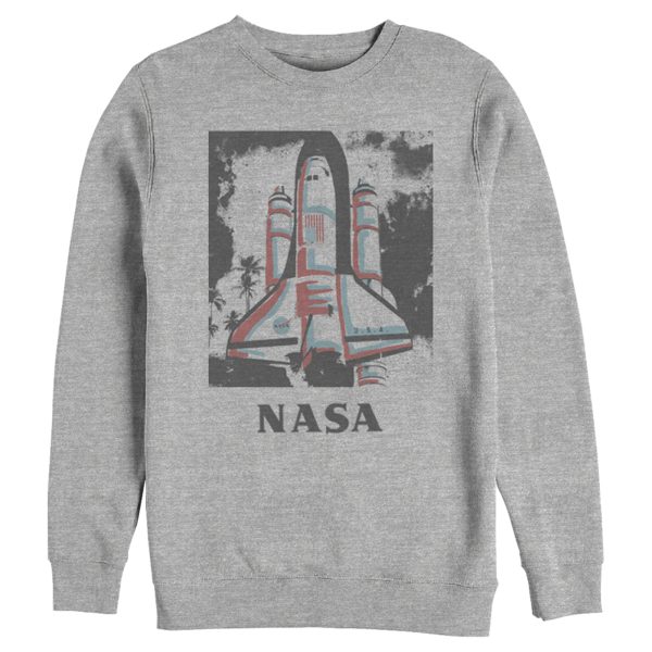 Men_s NASA Color Pop Launch Edgy Palm Tree Sweatshirt