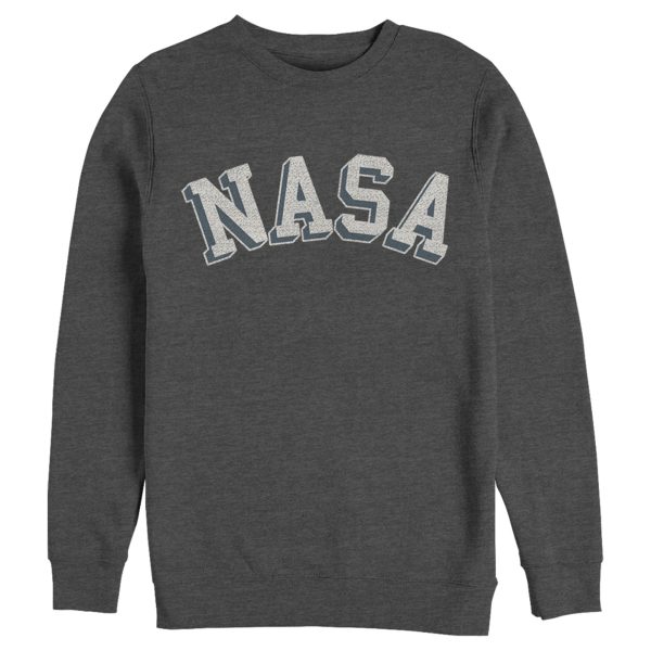 Men_s NASA Curved 3D Bold Logo Sweatshirt