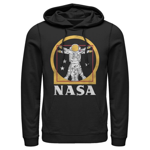 Men_s NASA Da Vinci Astronaut Logo Pull Over Hoodie