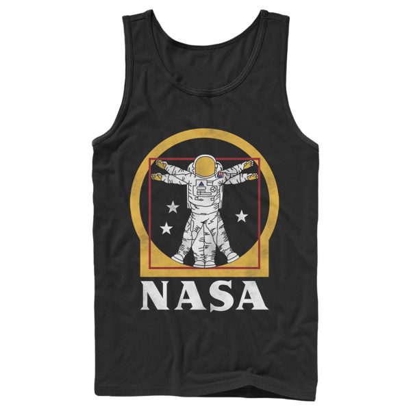 Men_s NASA Da Vinci Astronaut Logo Tank Top