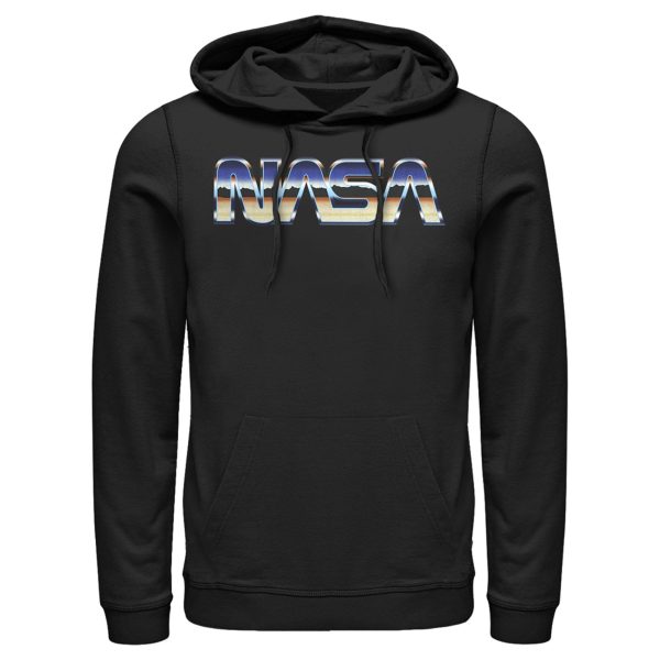 Men_s NASA Desert Landscape Logo Pull Over Hoodie