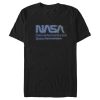 Men_s NASA Distorted Computer Text Logo T-Shirt
