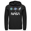 Men_s NASA Emoji Space Logo Equation Pull Over Hoodie