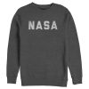 Men_s NASA Flat Text Simple Logo Sweatshirt