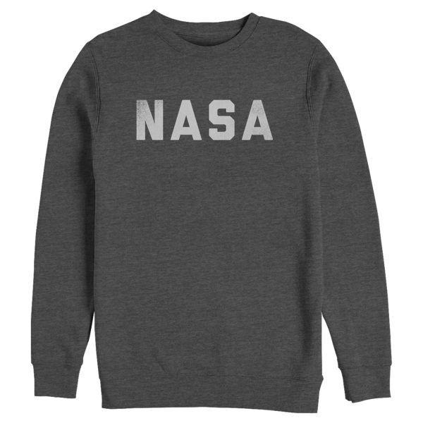 Men_s NASA Flat Text Simple Logo Sweatshirt