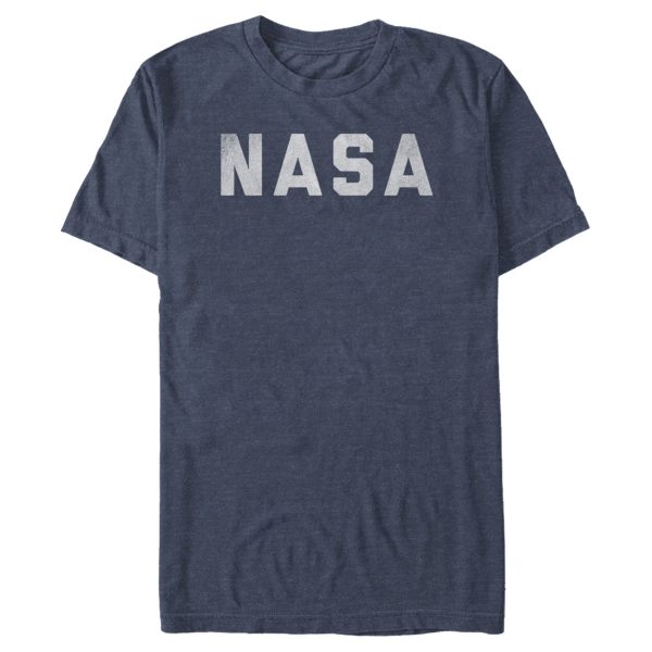 Men_s NASA Flat Text Simple Logo T-Shirt