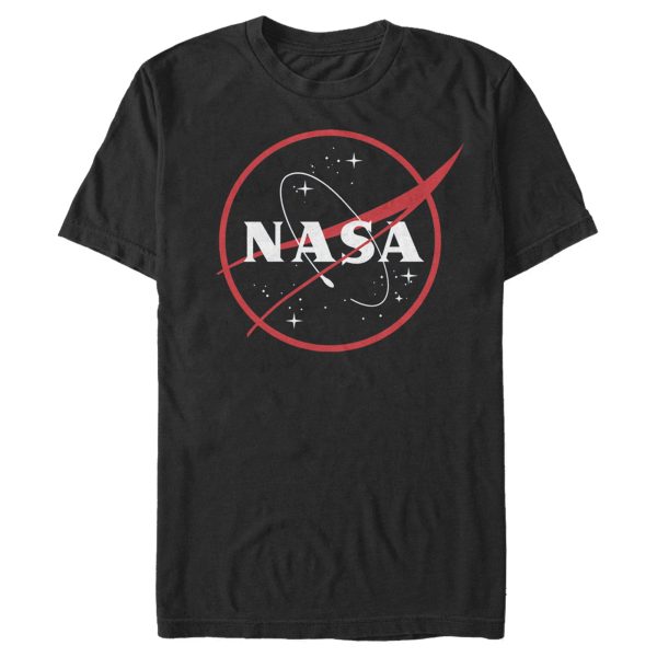 Men_s NASA Galaxy Crest Logo T-Shirt