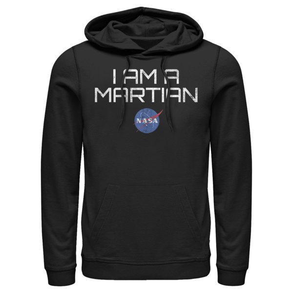 Men_s NASA I Am A Martian With Logo Pull Over Hoodie