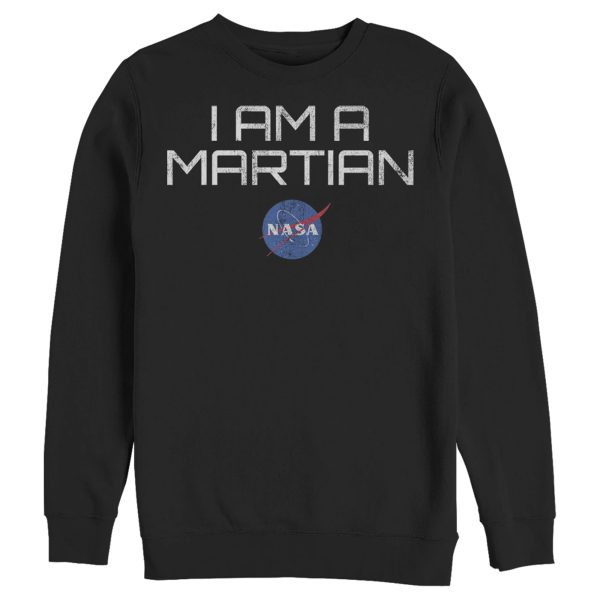 Men_s NASA I Am A Martian With Logo Sweatshirt