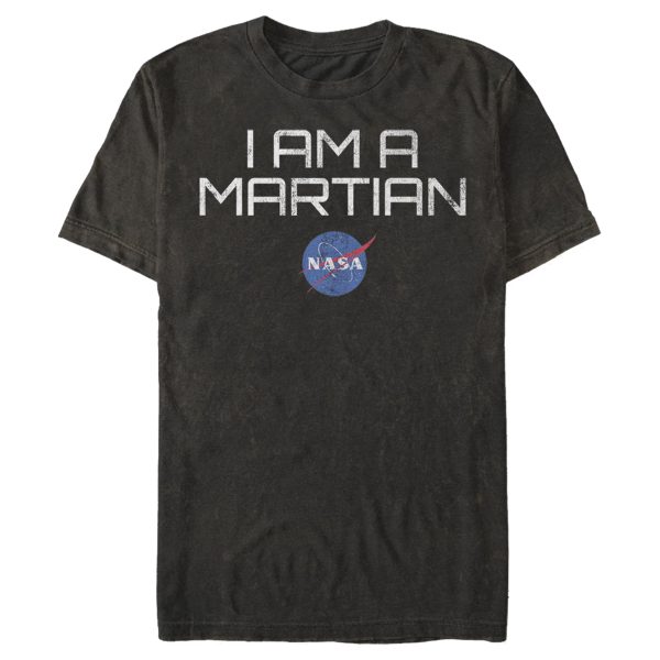 Men_s NASA I Am A Martian With Logo T-Shirt