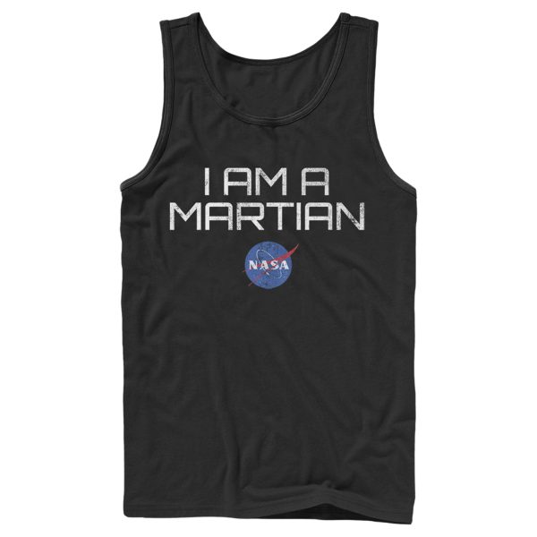 Men_s NASA I Am A Martian With Logo Tank Top