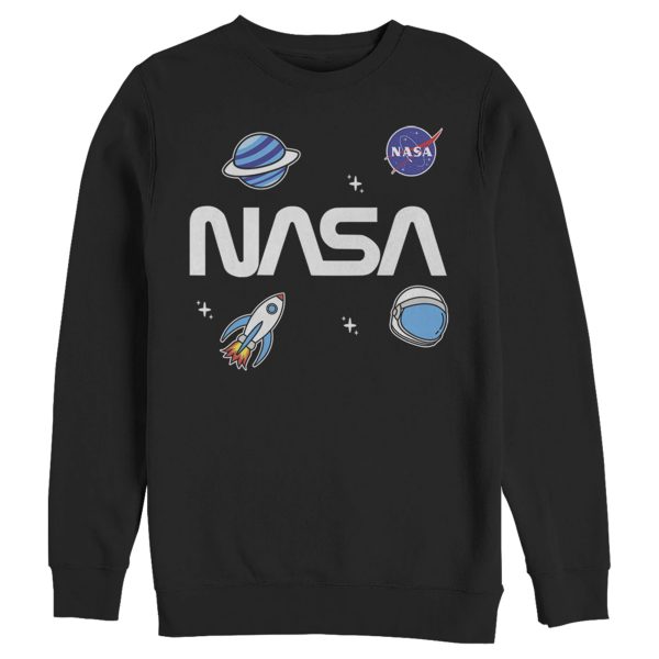 Men_s NASA Logo Space Emoji Sweatshirt