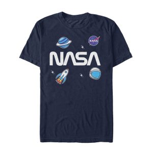 Men_s NASA Logo Space Emoji T-Shirt