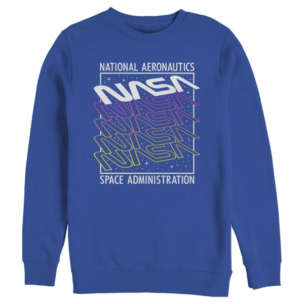 Men_s NASA Logo Starry Repeat Sweatshirt