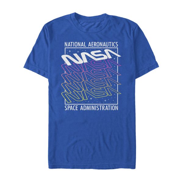 Men_s NASA Logo Starry Repeat T-Shirt