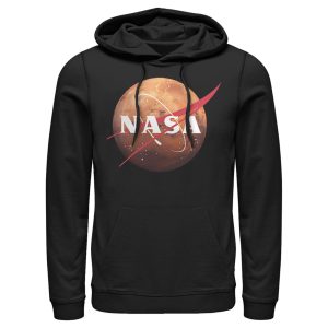 Men_s NASA Mars Logo Pull Over Hoodie