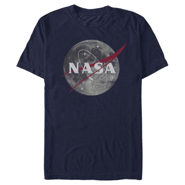 Men_s NASA Moon Space Logo T-Shirt