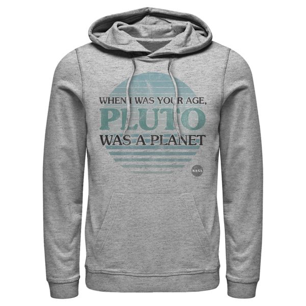 Men_s NASA My Age Pluto Was A Planet Pull Over Hoodie