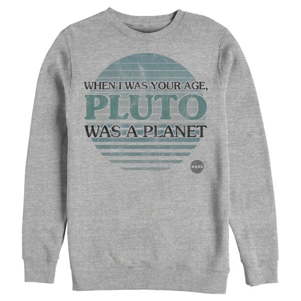 Men_s NASA My Age Pluto Was A Planet Sweatshirt