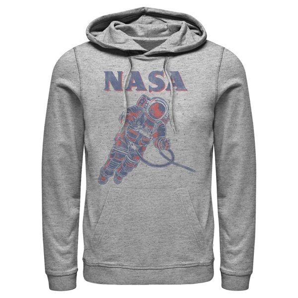 Men_s NASA Neon Astronaut Cowboy In Space Pull Over Hoodie