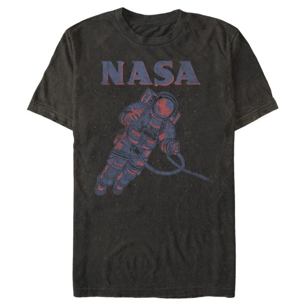 Men_s NASA Neon Astronaut Cowboy In Space T-Shirt