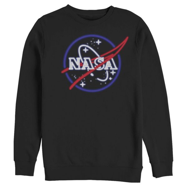 Men_s NASA Neon Sign Classic Logo Sweatshirt