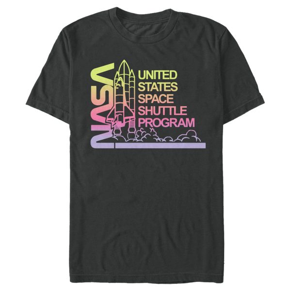 Men_s NASA Ombre Sunset Shuttle Program T-Shirt