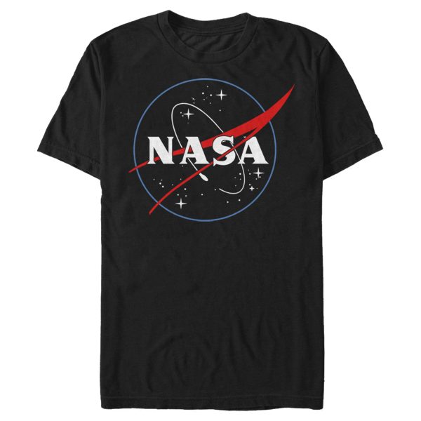 Men_s NASA Outline And T-Shirt