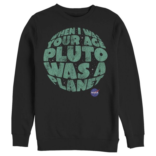 Men_s NASA Pluto Was A Planet Sweatshirt