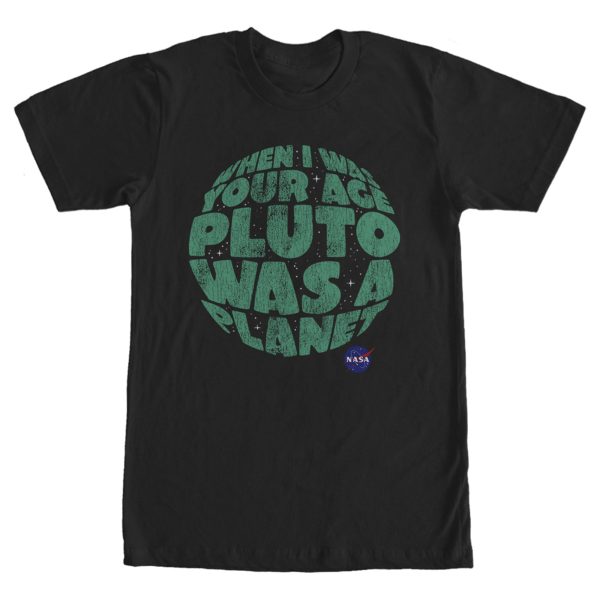 Men_s NASA Pluto Was A Planet T-Shirt