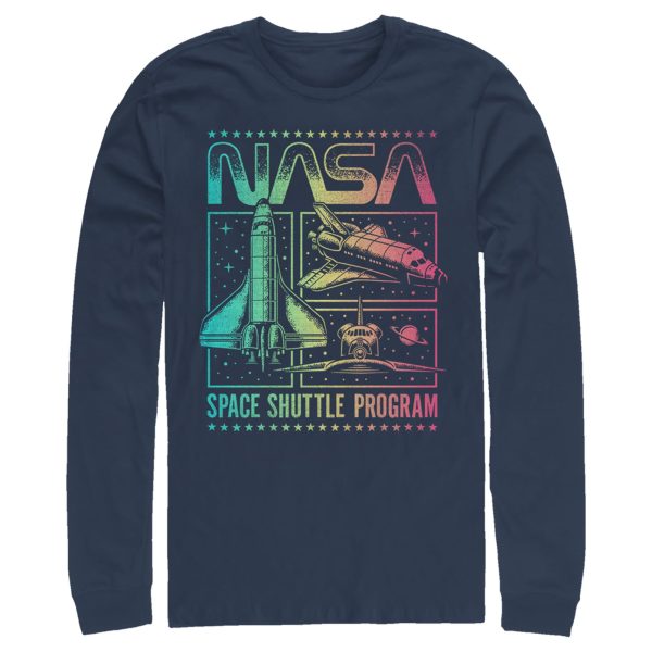 Men_s NASA Rainbow Panels Long Sleeve Shirt