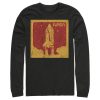 Men_s NASA Red And Orange Rocket Launch Poster Long Sleeve Shirt