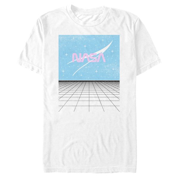 Men_s NASA Retro Digital Landscape T-Shirt