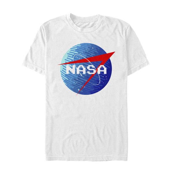 Men_s NASA Retro Pixel Logo T-Shirt