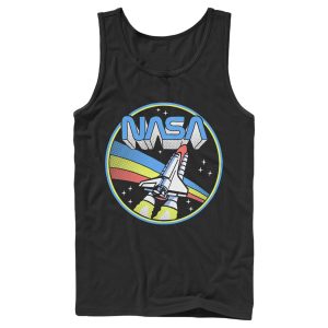 Men_s NASA Retro Pop Circle Portrait Logo Tank Top