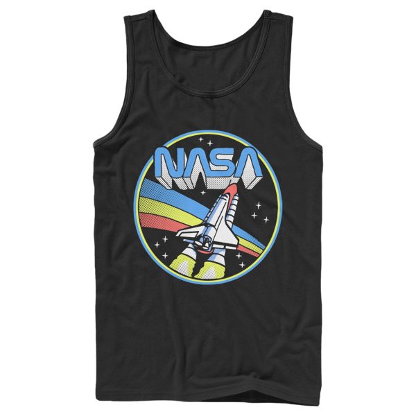 Men_s NASA Retro Pop Circle Portrait Logo Tank Top