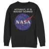 Men_s NASA Rocket Science Logo Sweatshirt