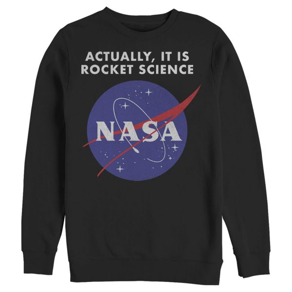 Men_s NASA Rocket Science Logo Sweatshirt