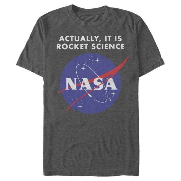 Men_s NASA Rocket Science Logo T-Shirt