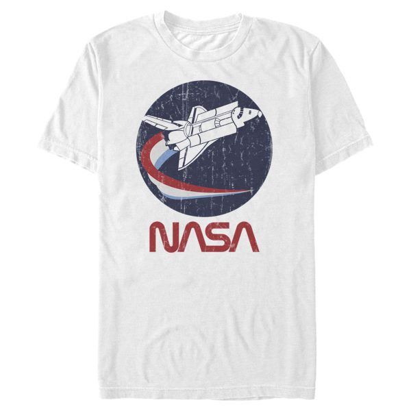 Men_s NASA Shuttle Three Color Swoosh Circle T-Shirt